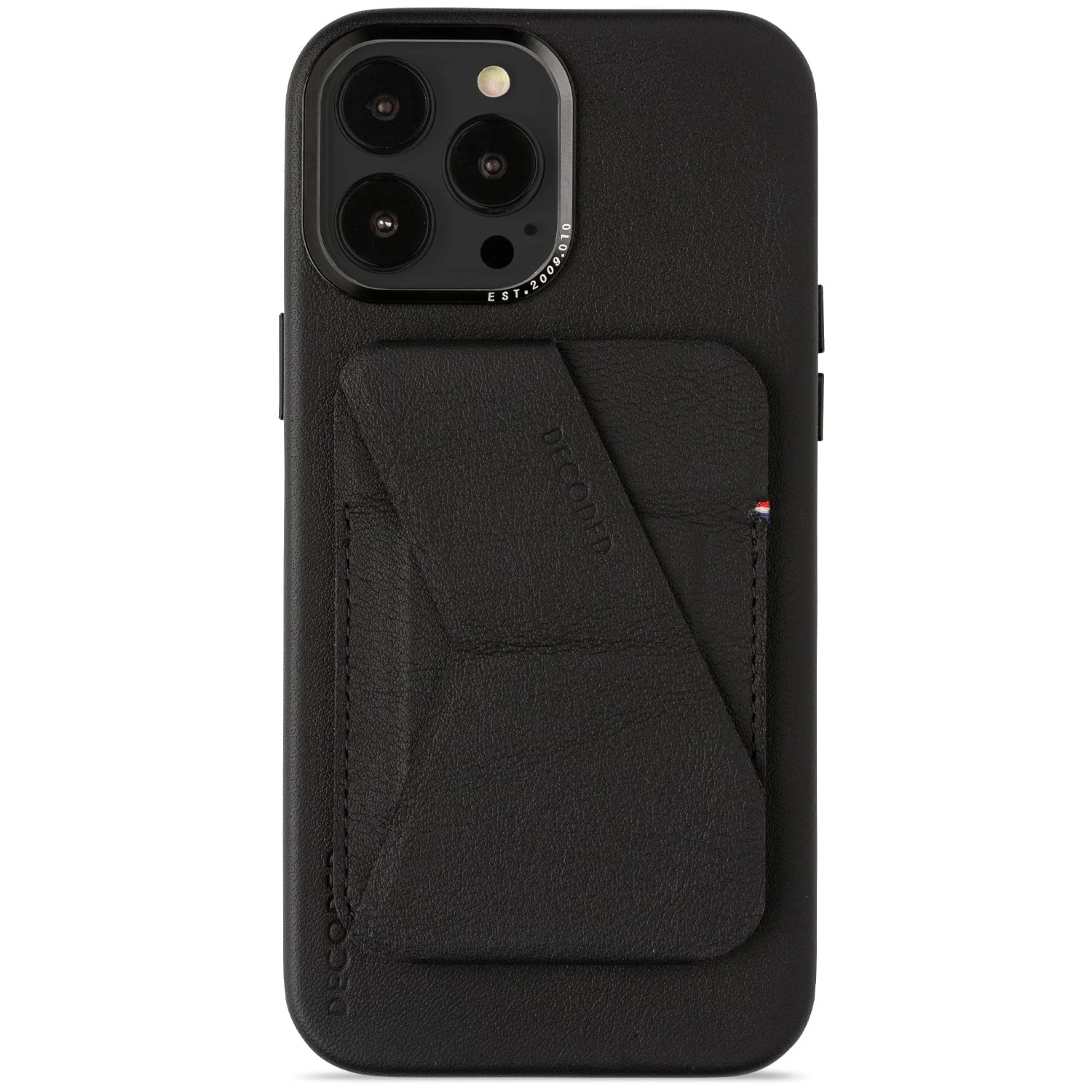 Leather MagSafe Card/Stand Sleeve | Black | D22MC2BK - Image 5