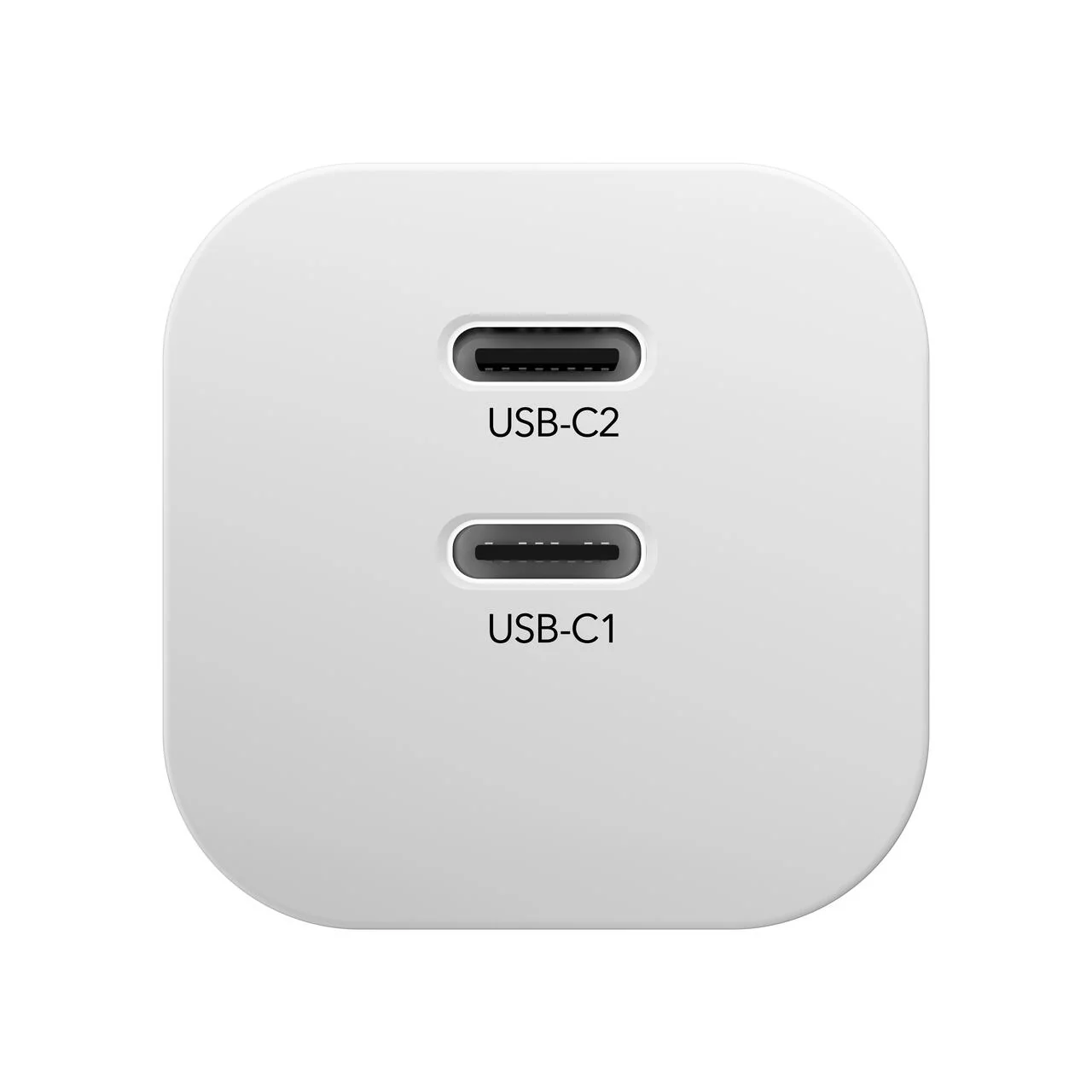USB-C Power Adaptor Dual | White - Image 3
