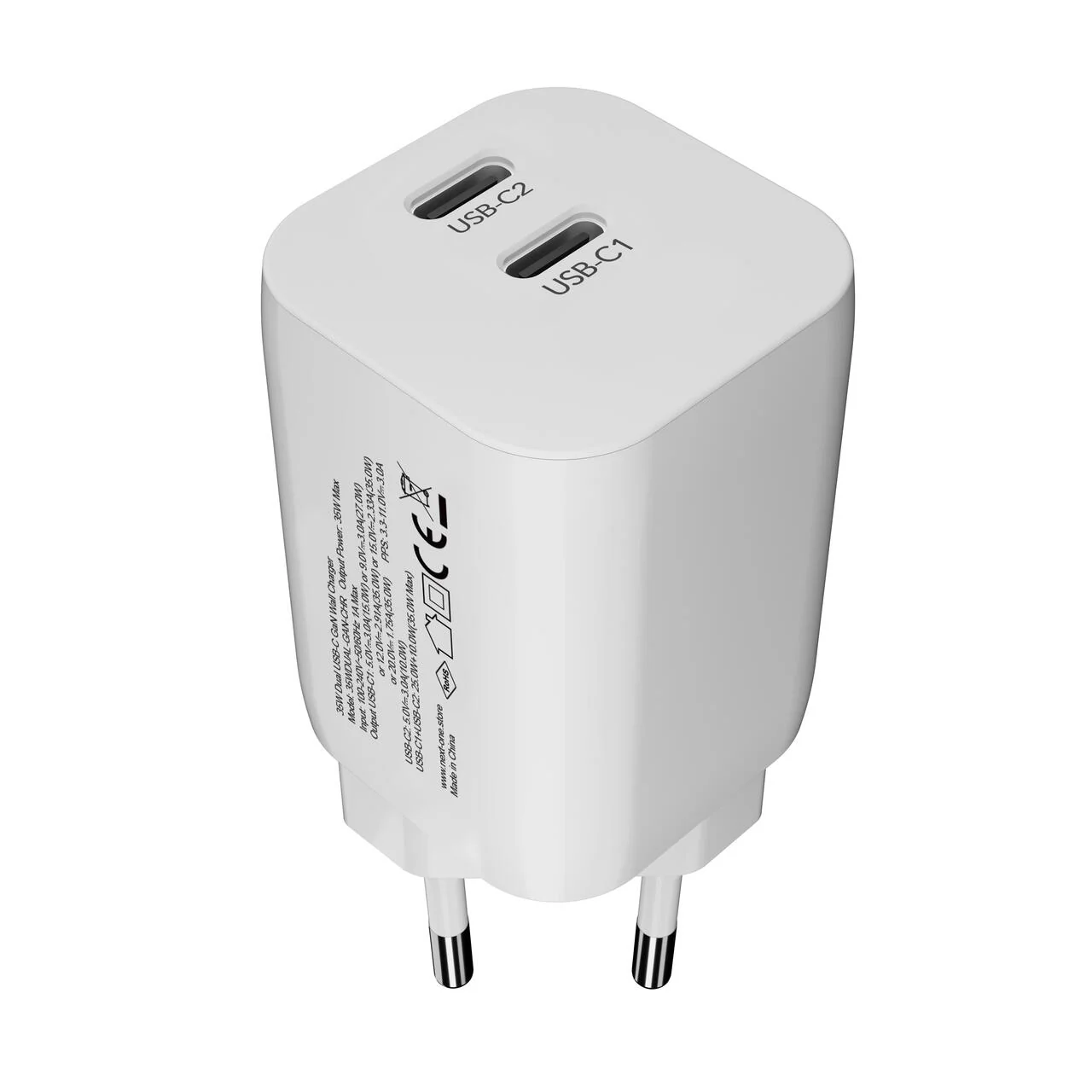 USB-C Power Adaptor Dual | White - Image 7