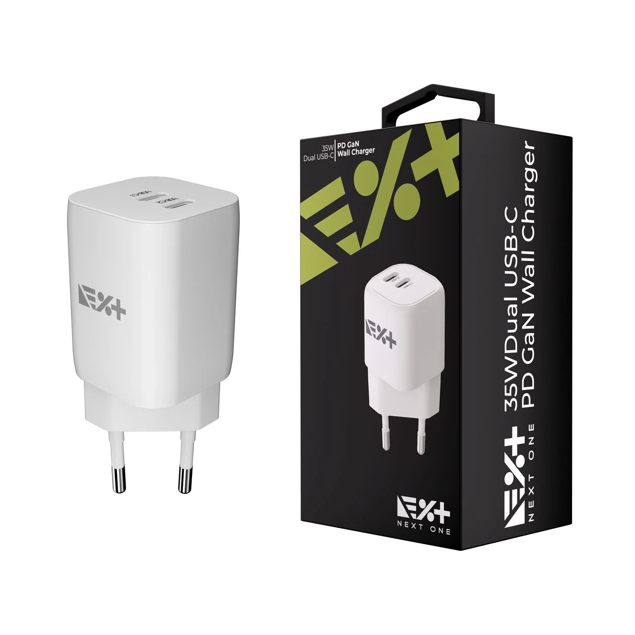 USB-C Power Adaptor Dual | White - Image 8