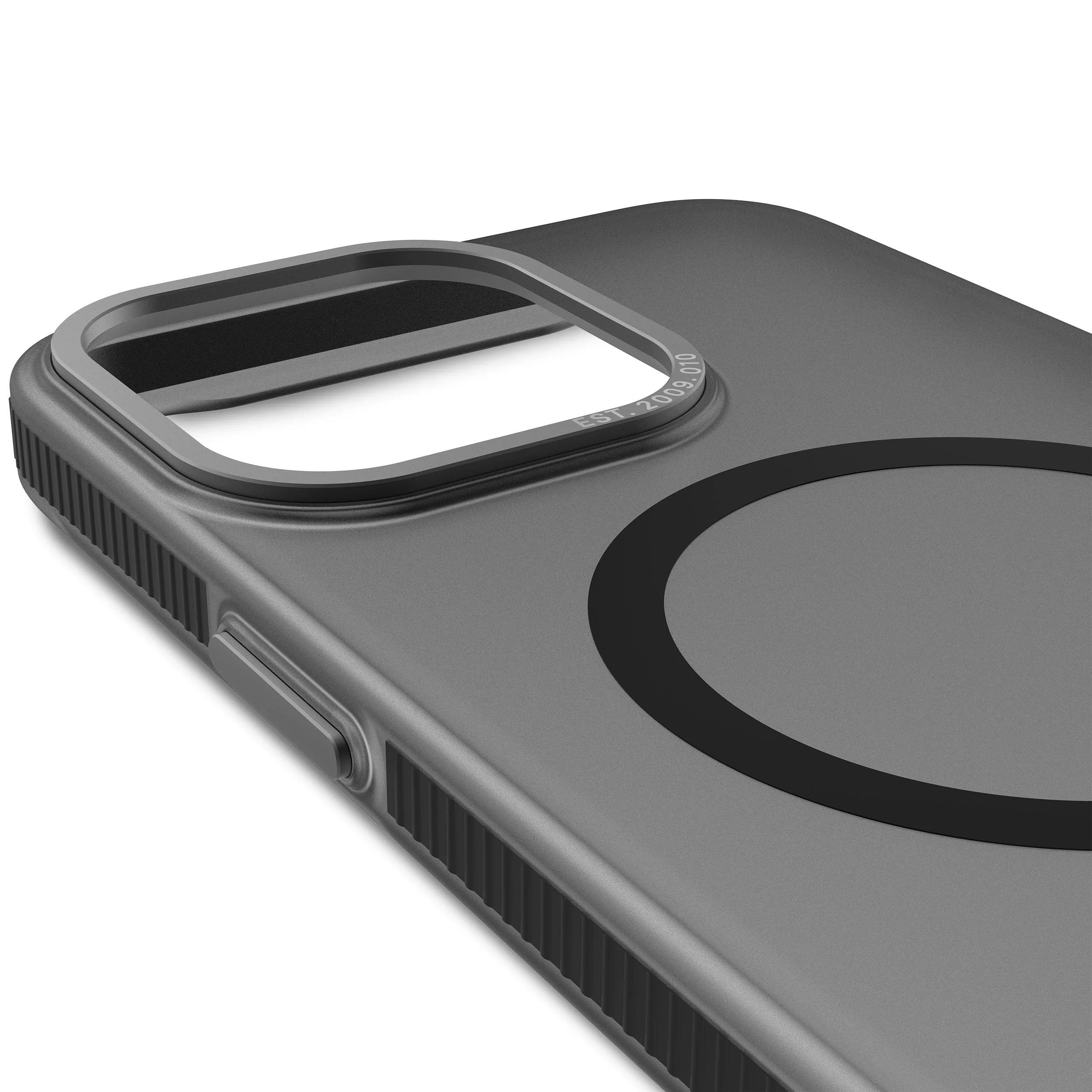 Recycled Plastic Grip Case | Transparent Black | iPhone 15 Pro Max | D24IPO15PMBCT2FK - Image 7