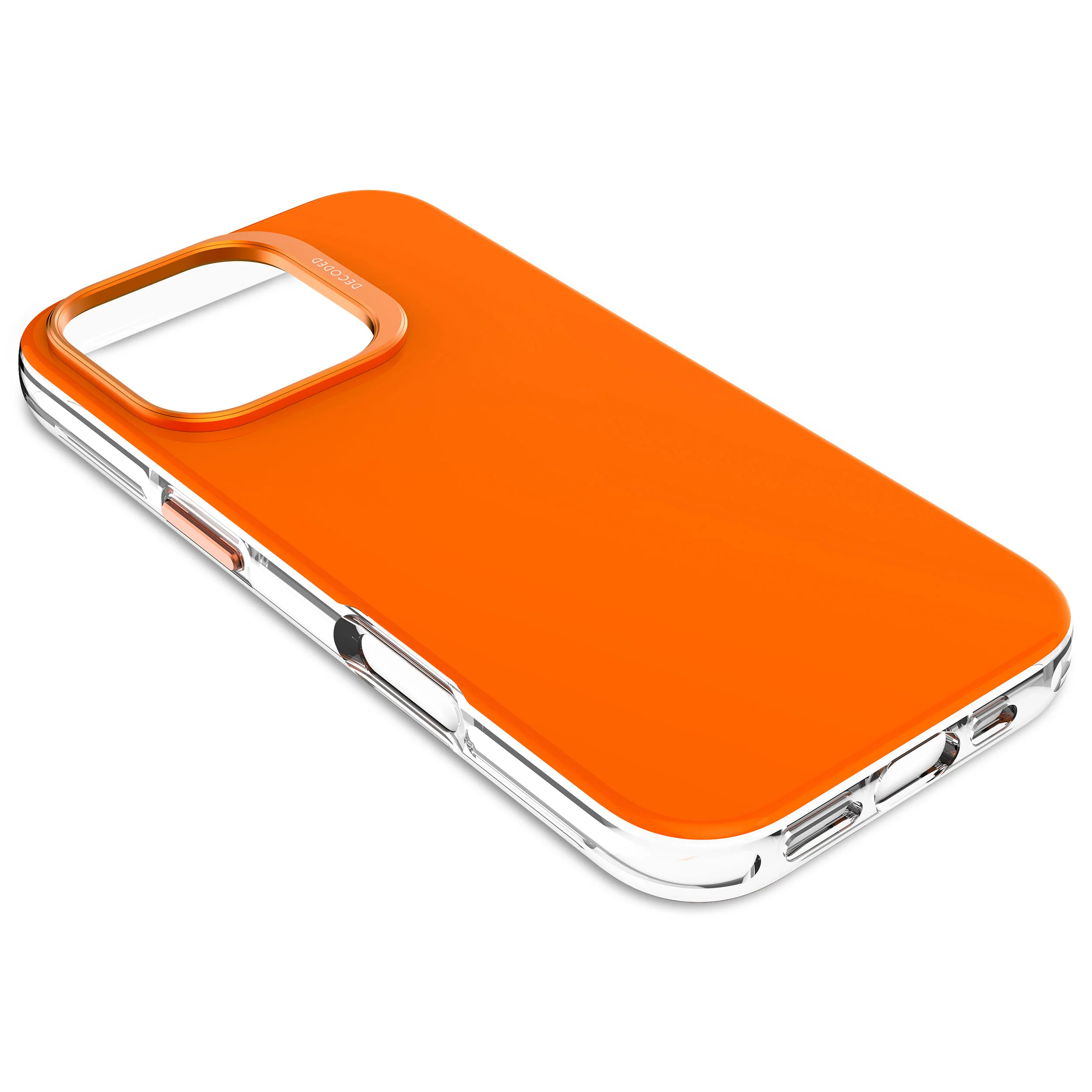 Recycled Plastic Resin Back Cover | Tangerine Orange | iPhone 16 Pro | D25IPO16PBCR1TE - Image 6