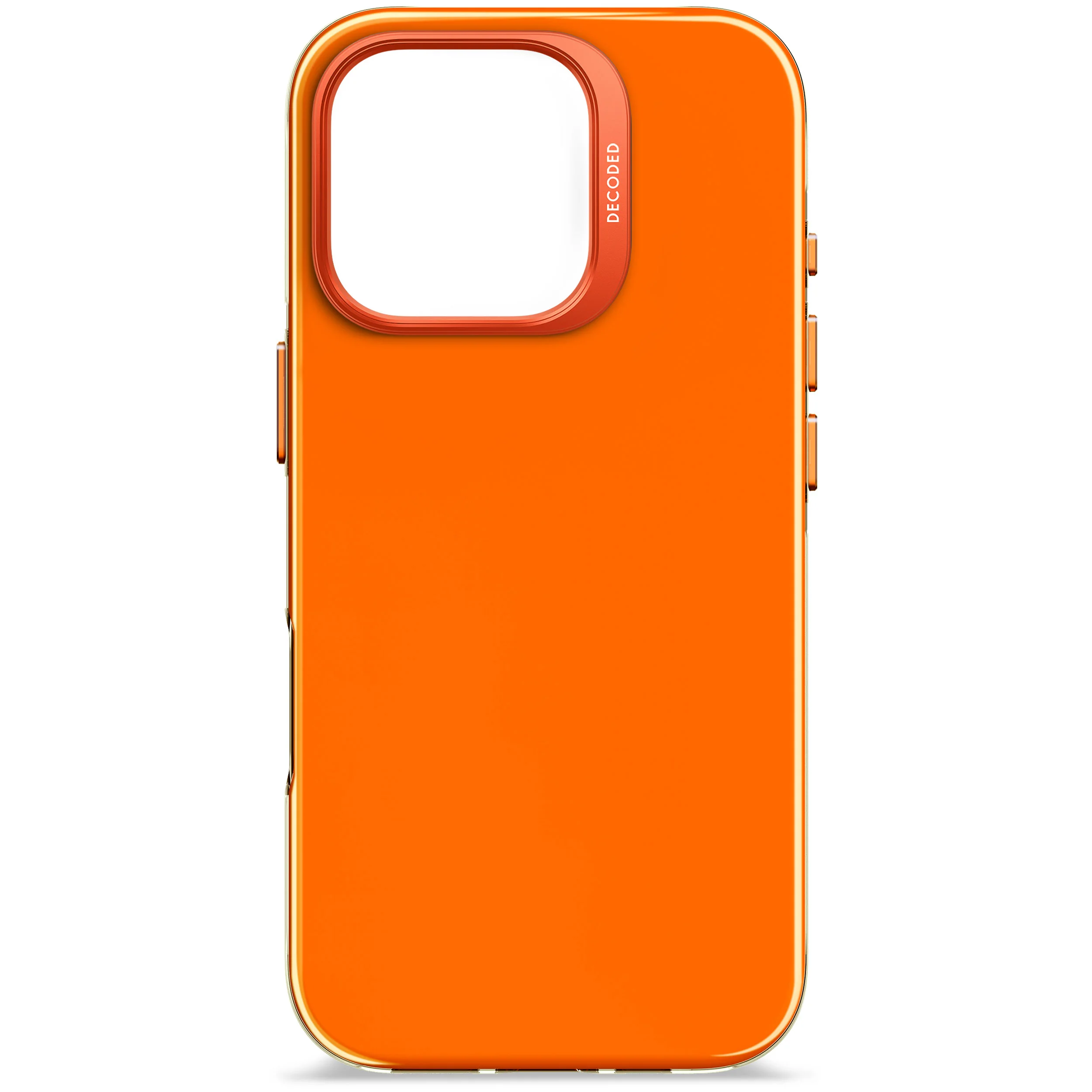 Recycled Plastic Resin Back Cover | Tangerine Orange | iPhone 16 Pro | D25IPO16PBCR1TE - Image 8
