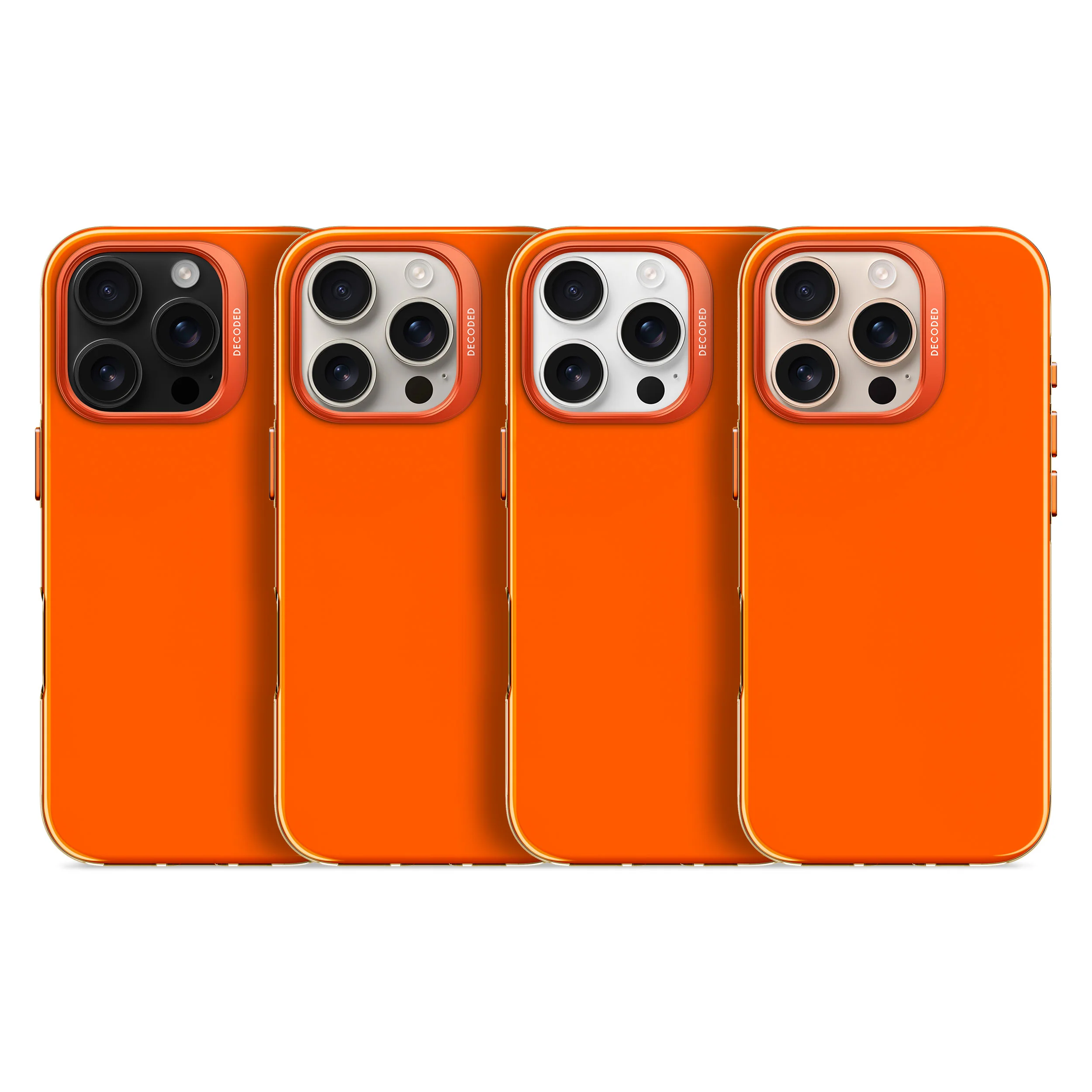 Recycled Plastic Resin Back Cover | Tangerine Orange | iPhone 16 Pro | D25IPO16PBCR1TE - Image 9