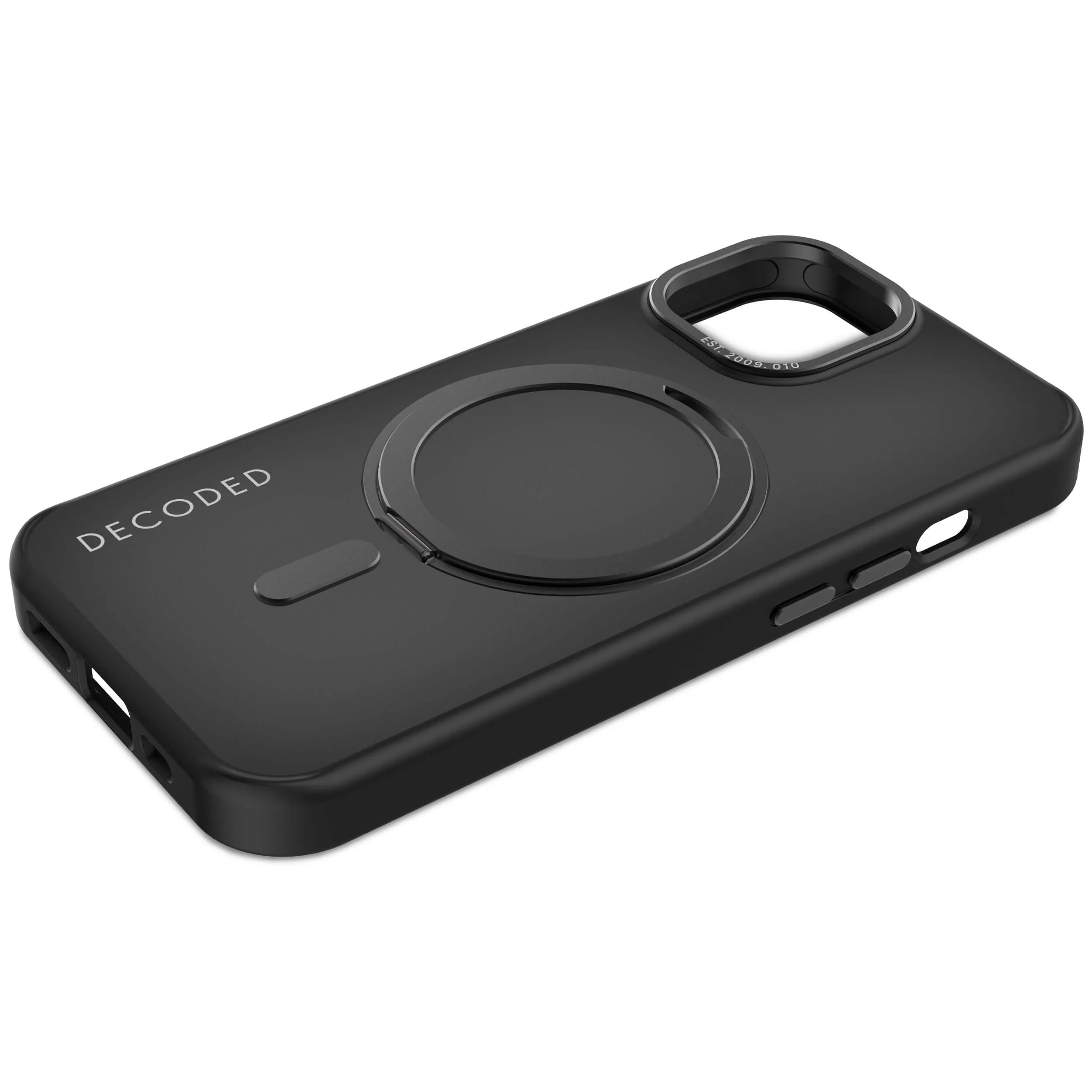 Recycled Plastic Transparant Loop Stand Back Case | Transparant Black | iPhone 15 | D24IPO15LSBC1FK - Image 9
