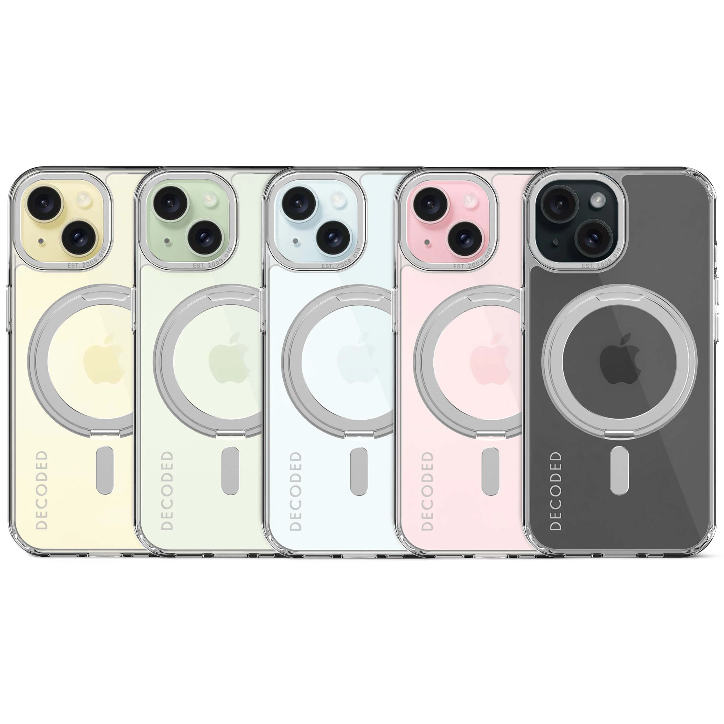 Recycled Plastic Transparent Loop Stand Back Case | Transparent | iPhone 15 | D24IPO15LSBC1TT - Image 3