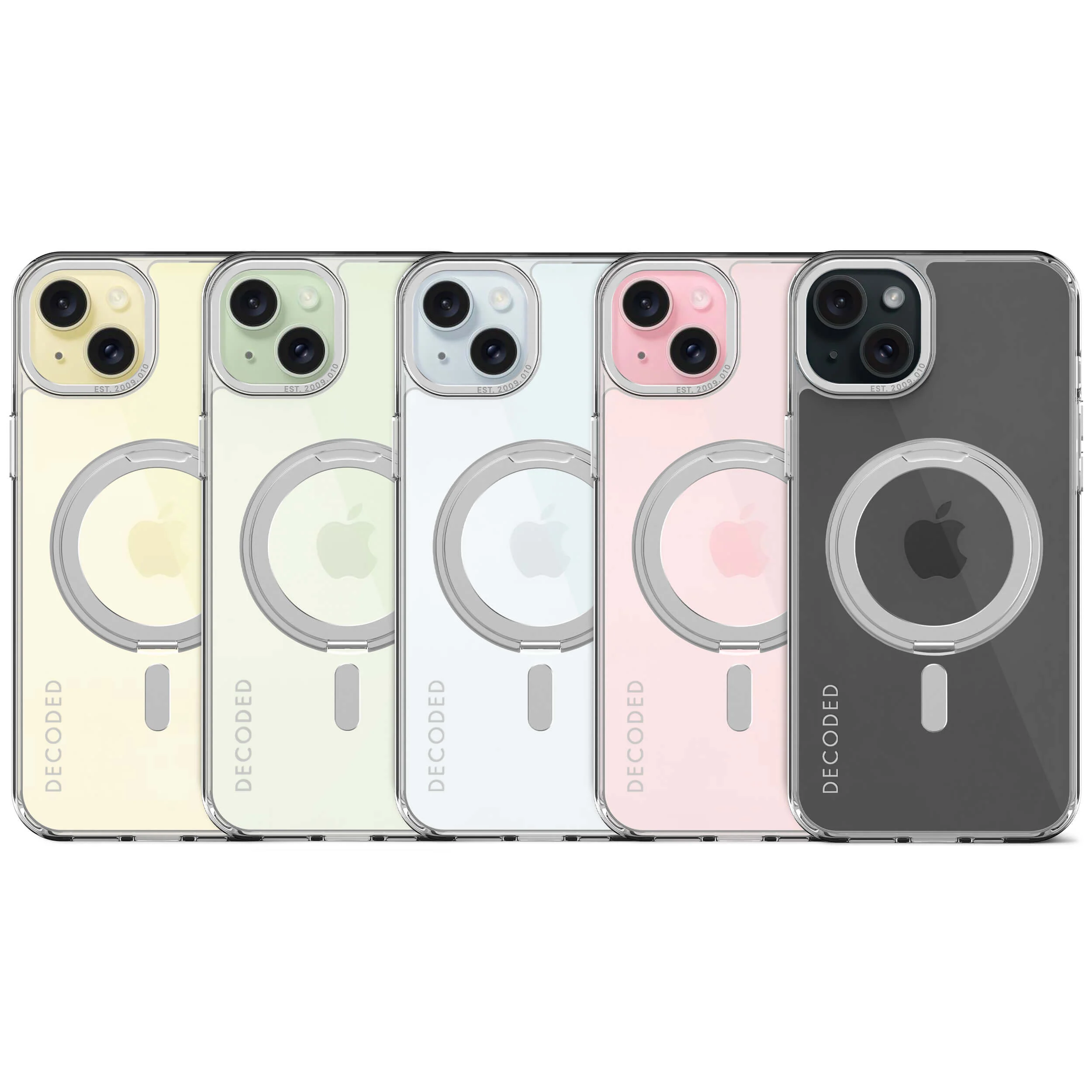 Recycled Plastic Transparent Loop Stand Back Case | Transparent | iPhone 15 Plus | D24IPO15PLLSBC1TT - Image 3