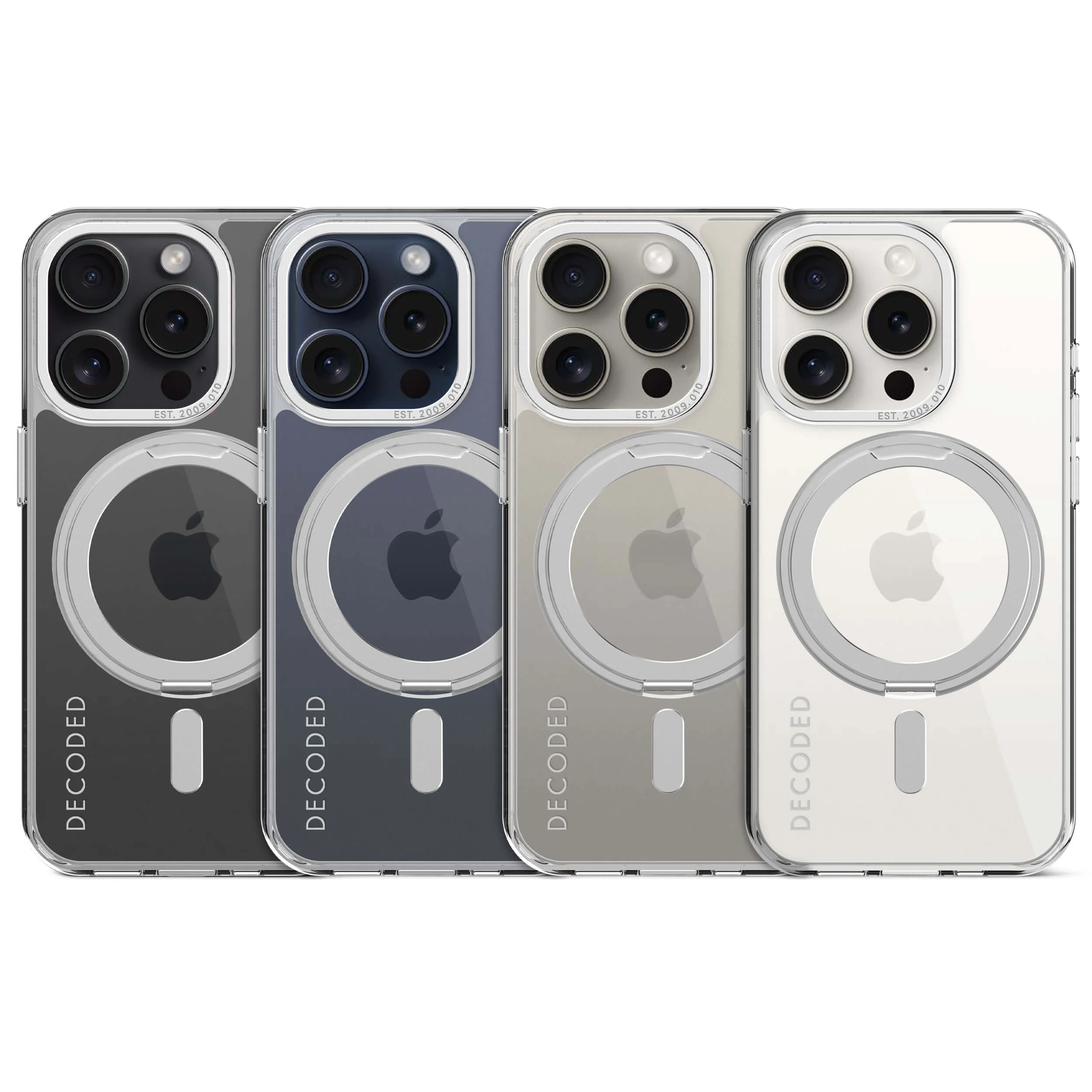 Recycled Plastic Transparant Loop Stand Back Case | Transparant | iPhone 15 Pro | D24IPO15PLSBC1TT - Image 3