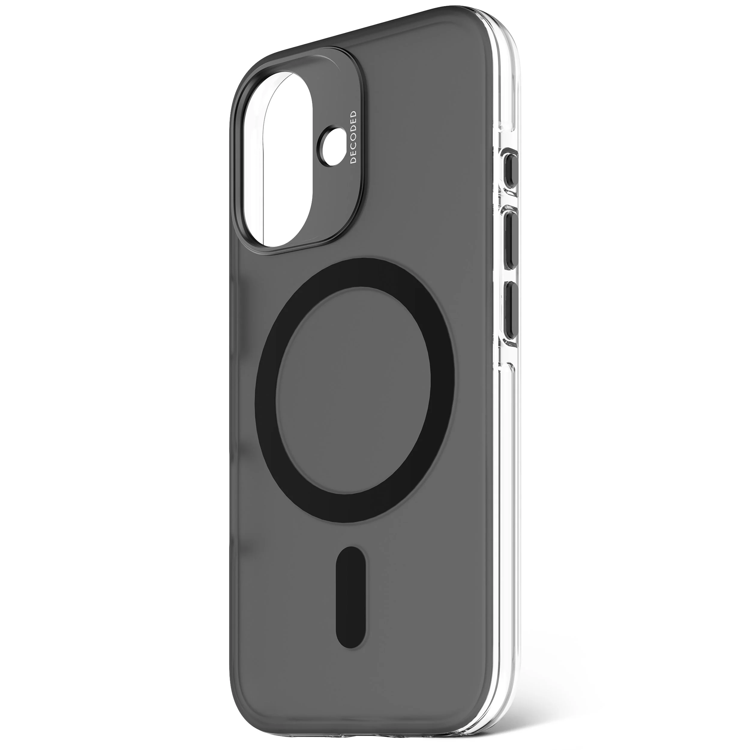 Recycled Plastic Transparent Clear Case | Frosted Black Transparent | iPhone 16 | D25IPO16BCT2FK - Image 7