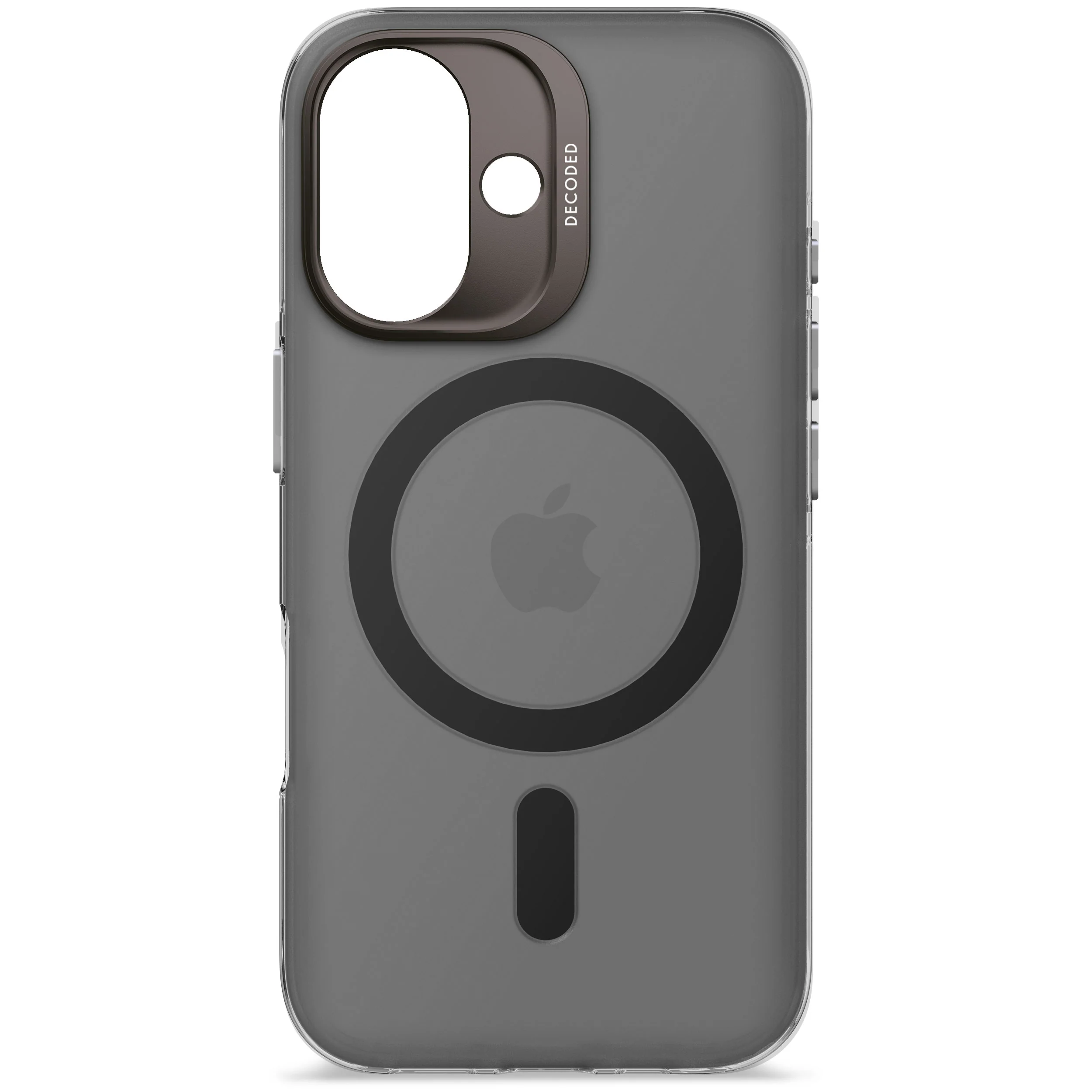 Recycled Plastic Transparent Clear Case | Frosted Black Transparent | iPhone 16 | D25IPO16BCT2FK - Image 8