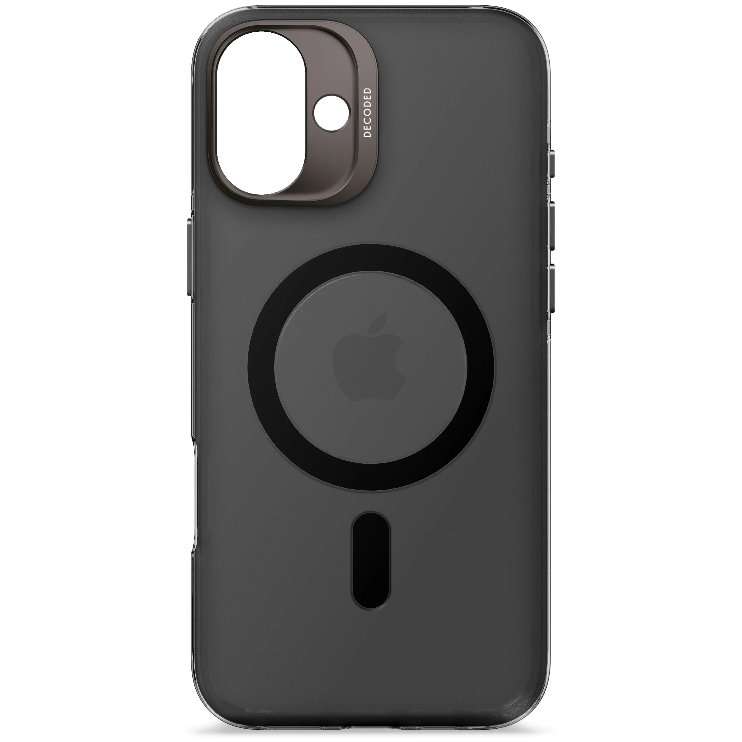 Recycled Plastic Transparent Clear Case | Frosted Black Transparent | iPhone 16 Plus | D25IPO16PLBCT2FK - Image 8
