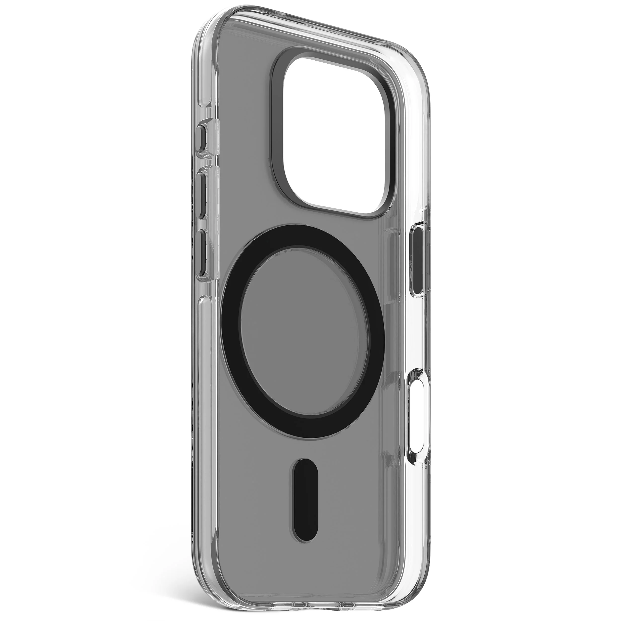 Recycled Plastic Transparent Clear Case | Frosted Black Transparent | iPhone 16 Pro | D25IPO16PBCT2FK - Image 3
