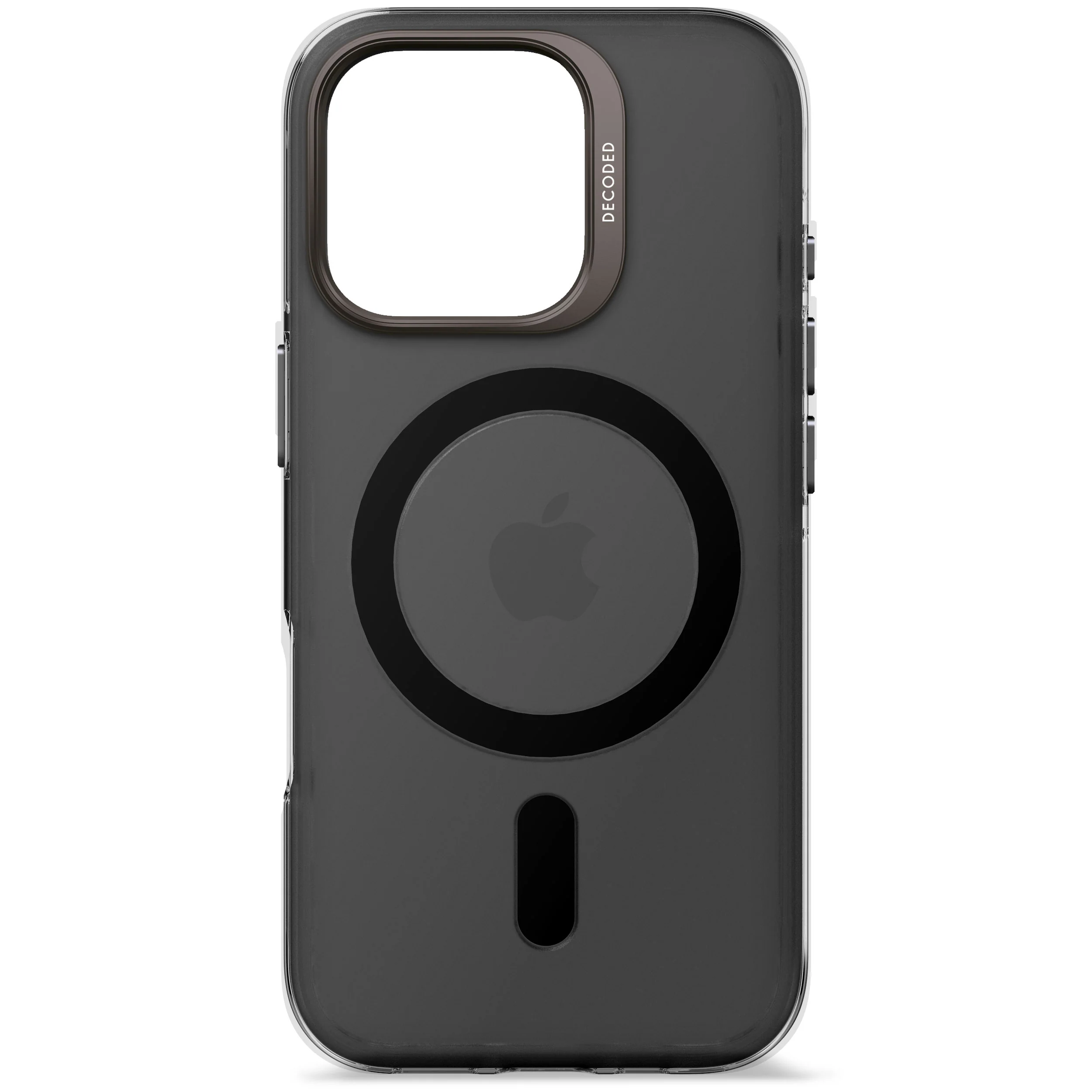 Recycled Plastic Transparent Clear Case | Frosted Black Transparent | iPhone 16 Pro | D25IPO16PBCT2FK - Image 8