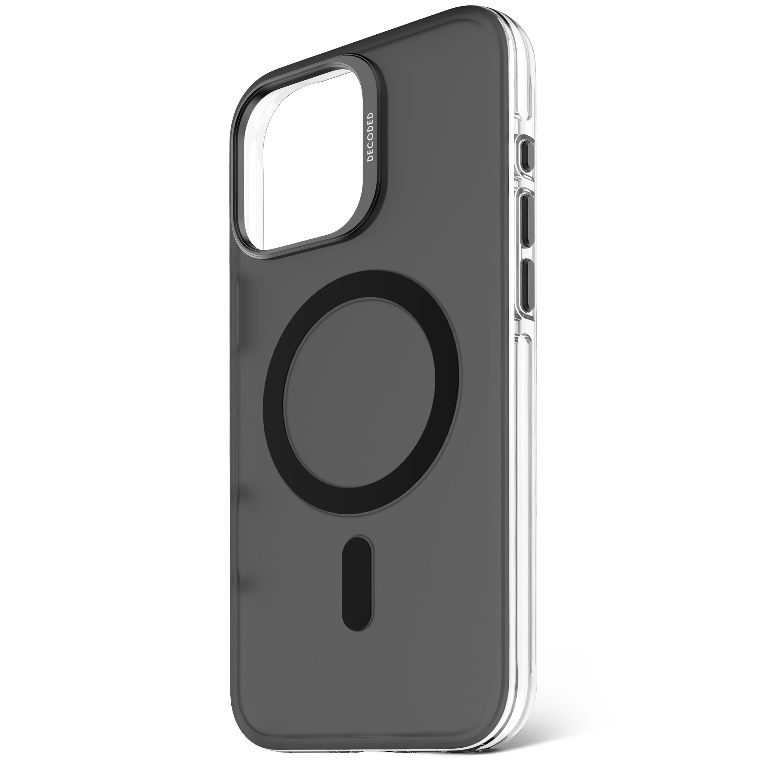 Recycled Plastic Transparent Clear Case | Frosted Black Transparent | iPhone 16 Pro Max | D25IPO16PMBCT2FK - Image 7