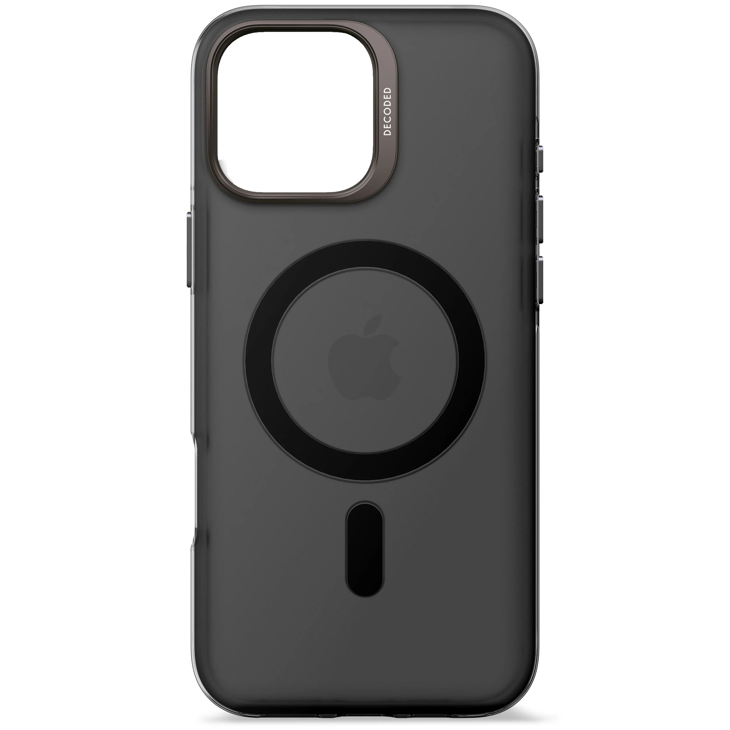 Recycled Plastic Transparent Clear Case | Frosted Black Transparent | iPhone 16 Pro Max | D25IPO16PMBCT2FK - Image 8
