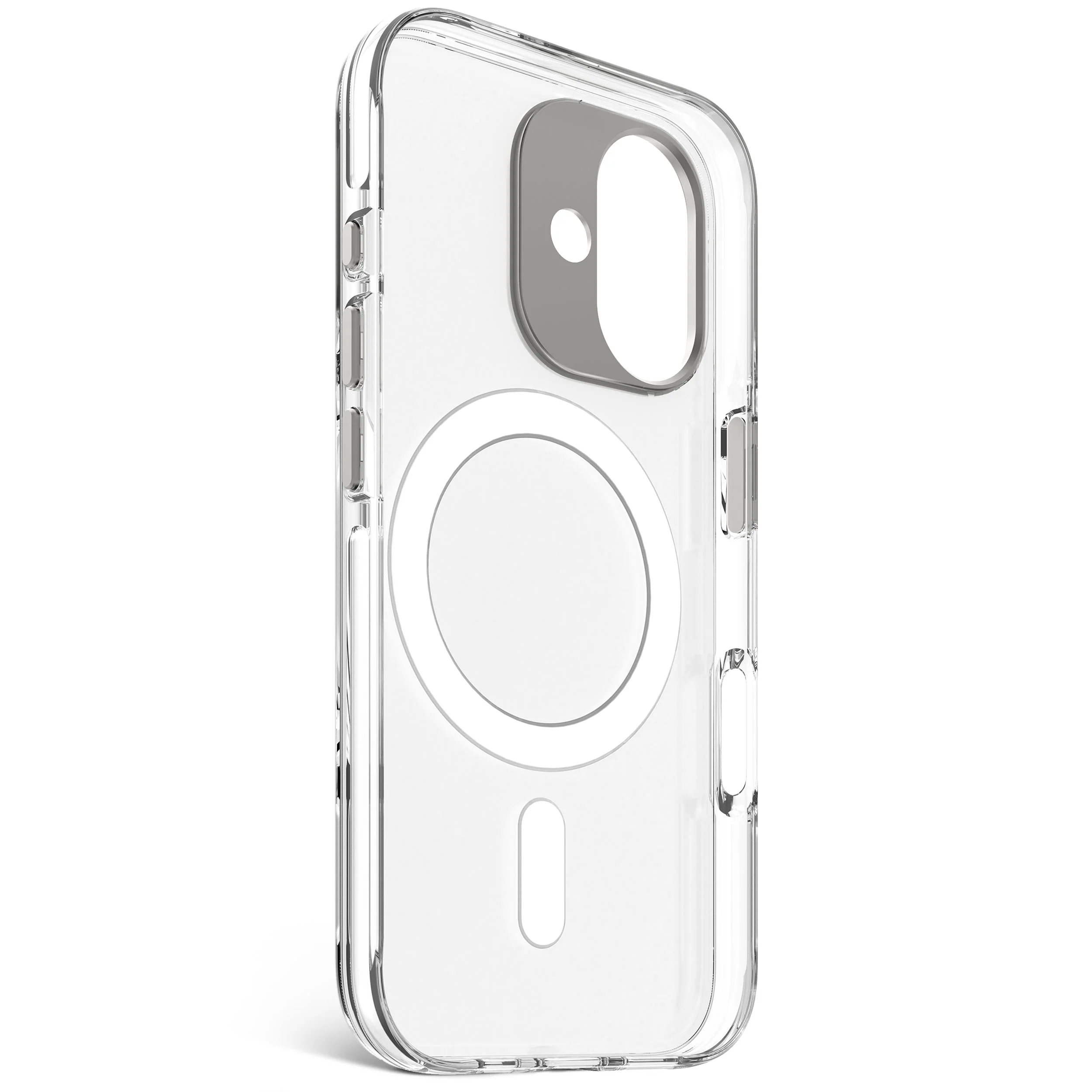 Recycled Plastic Transparent Clear Case | Frosted White Transparent | iPhone 16 | D25IPO16BCT2FE - Image 3