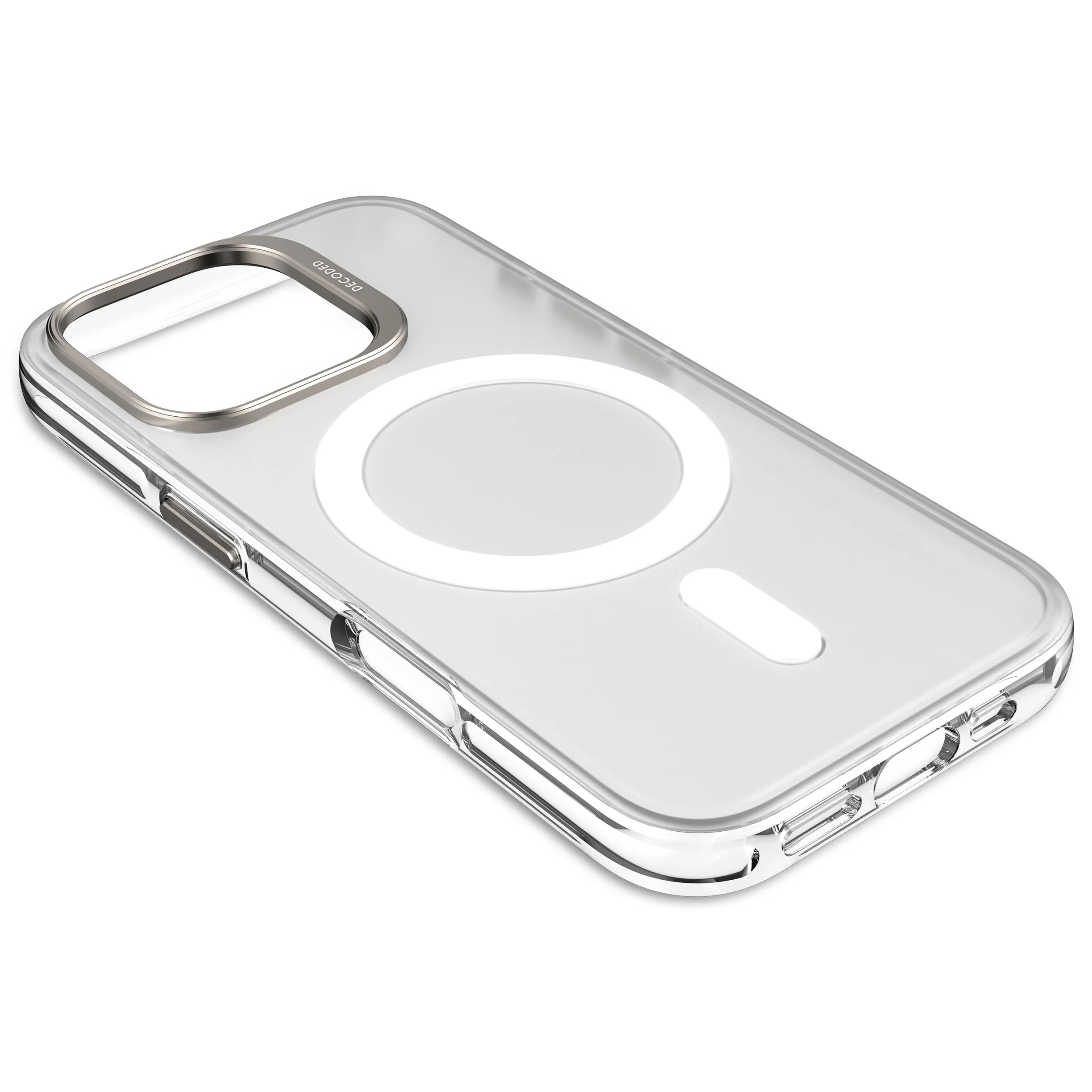 Recycled Plastic Transparent Clear Case | Frosted White Transparent | iPhone 16 Pro | D25IPO16PBCT2FE - Image 6