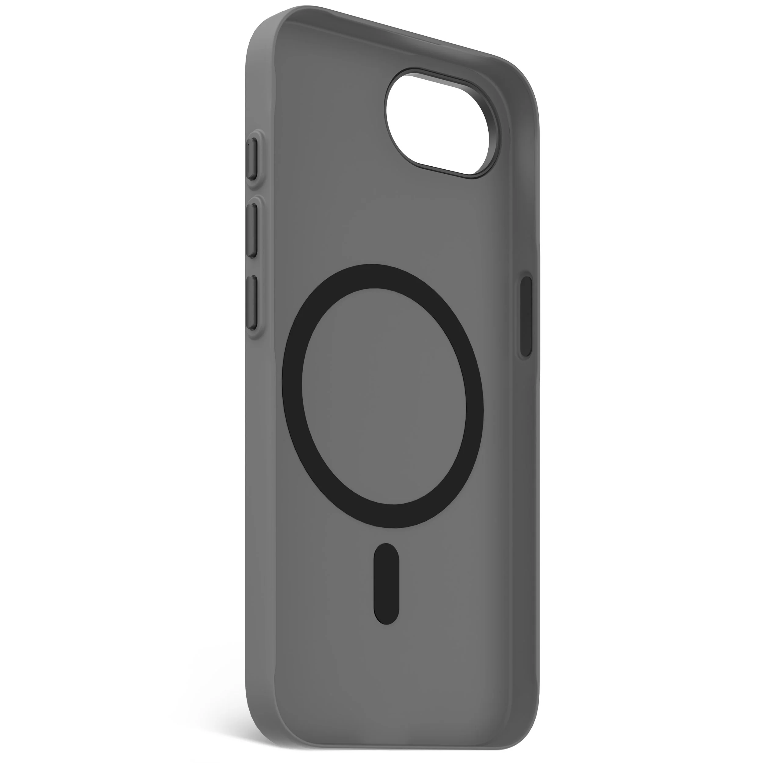 Recycled Plastic Transparent Clear Case | Frosted Black Transparent | iPhone 17e / 16e | D25IPOSEBCT2FBK - Image 3