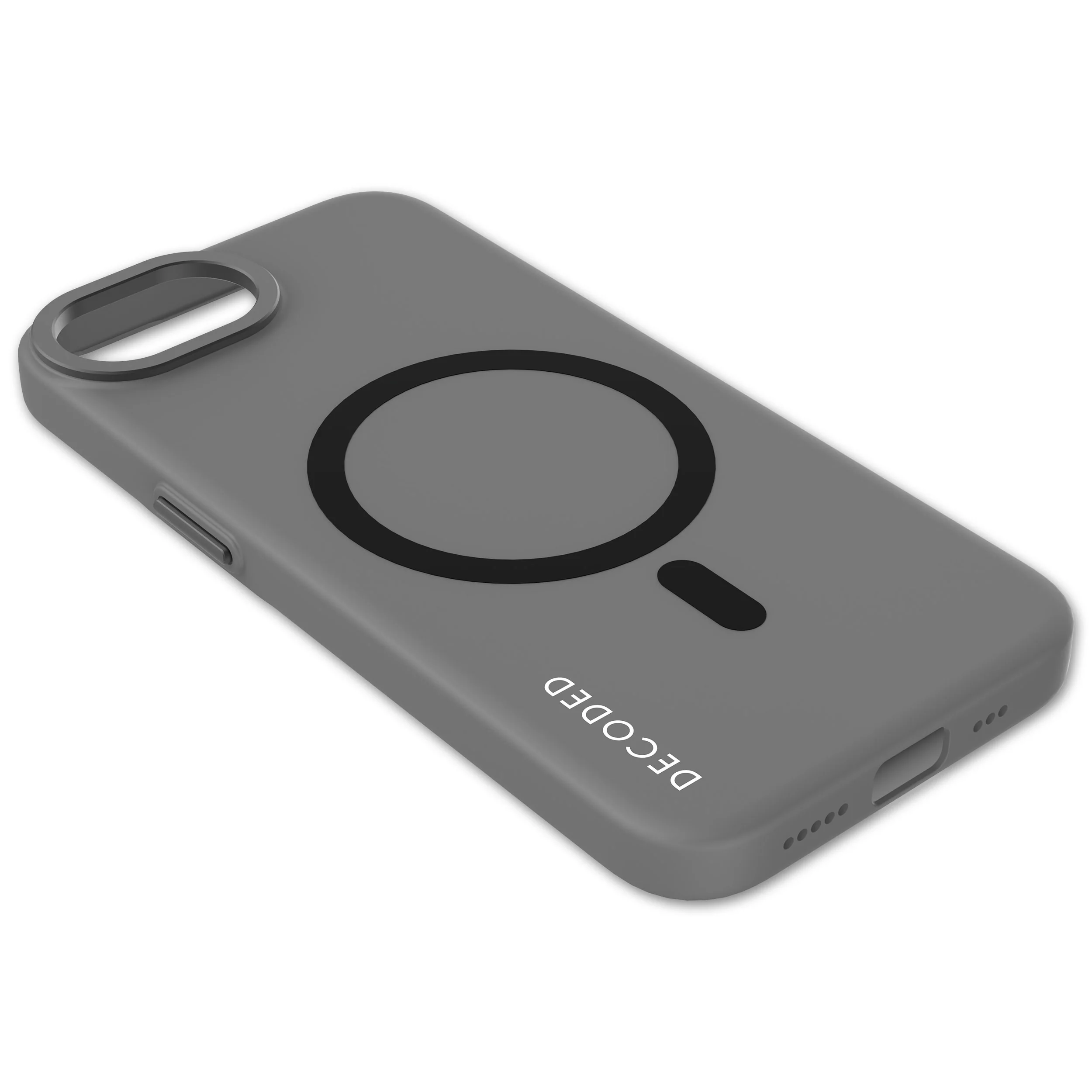Recycled Plastic Transparent Clear Case | Frosted Black Transparent | iPhone 17e / 16e | D25IPOSEBCT2FBK - Image 6