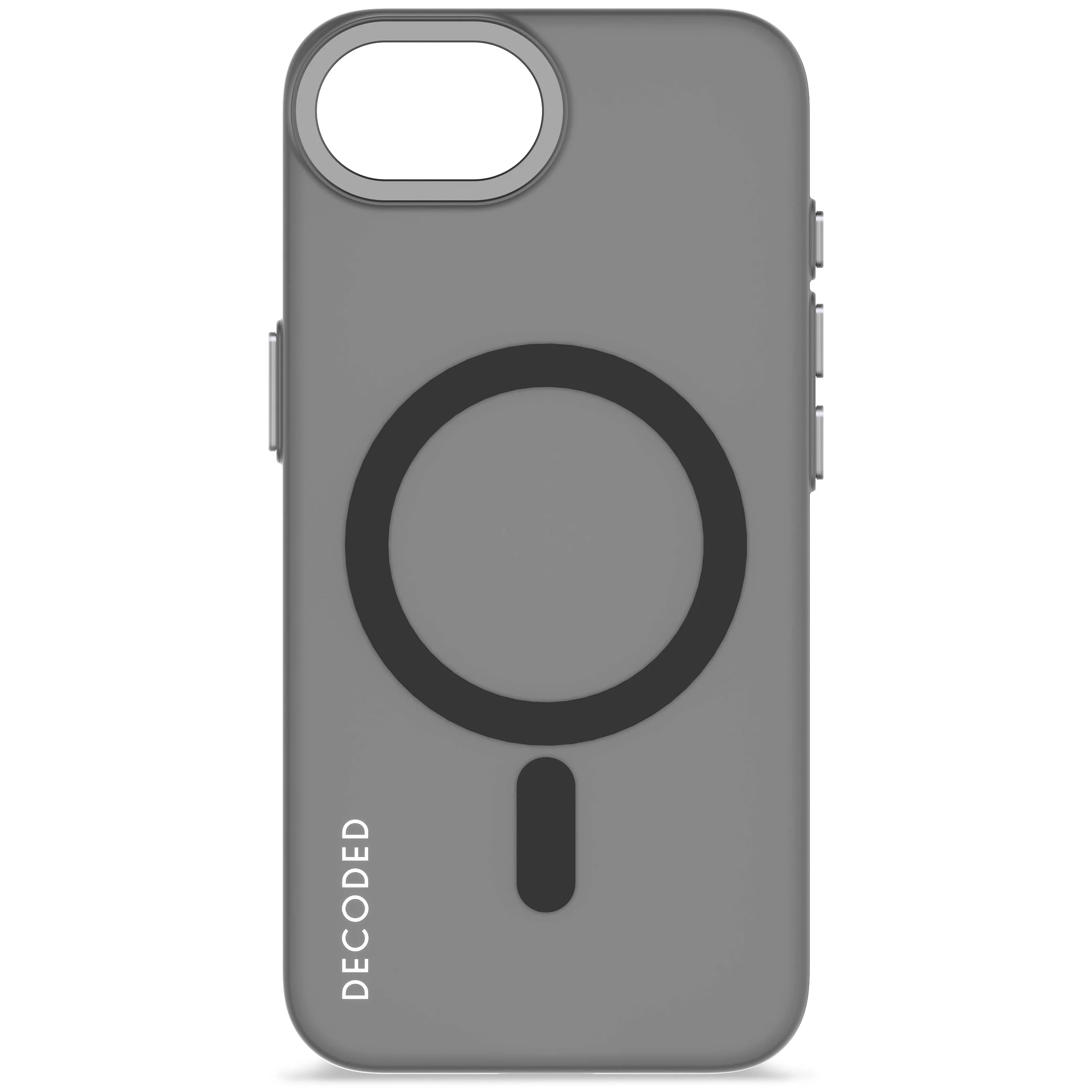 Recycled Plastic Transparent Clear Case | Frosted Black Transparent | iPhone 17e / 16e | D25IPOSEBCT2FBK - Image 9