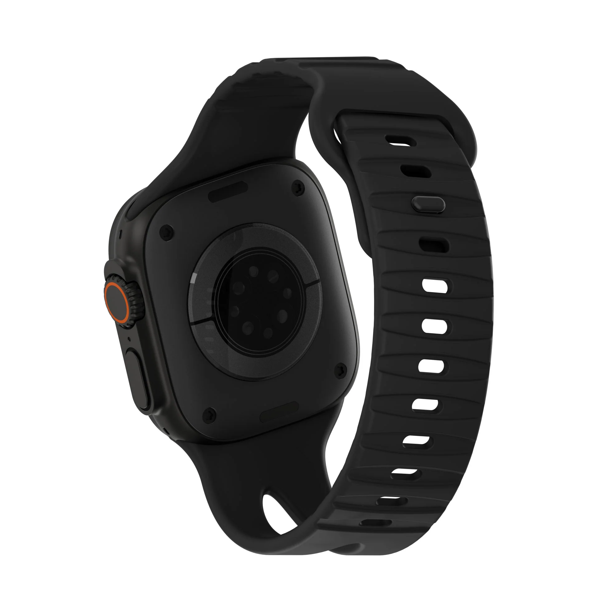 Silicone Ares Loop Watch Band | Black | 38mm to 42mm | D26AWS42ALS1BK - Image 3