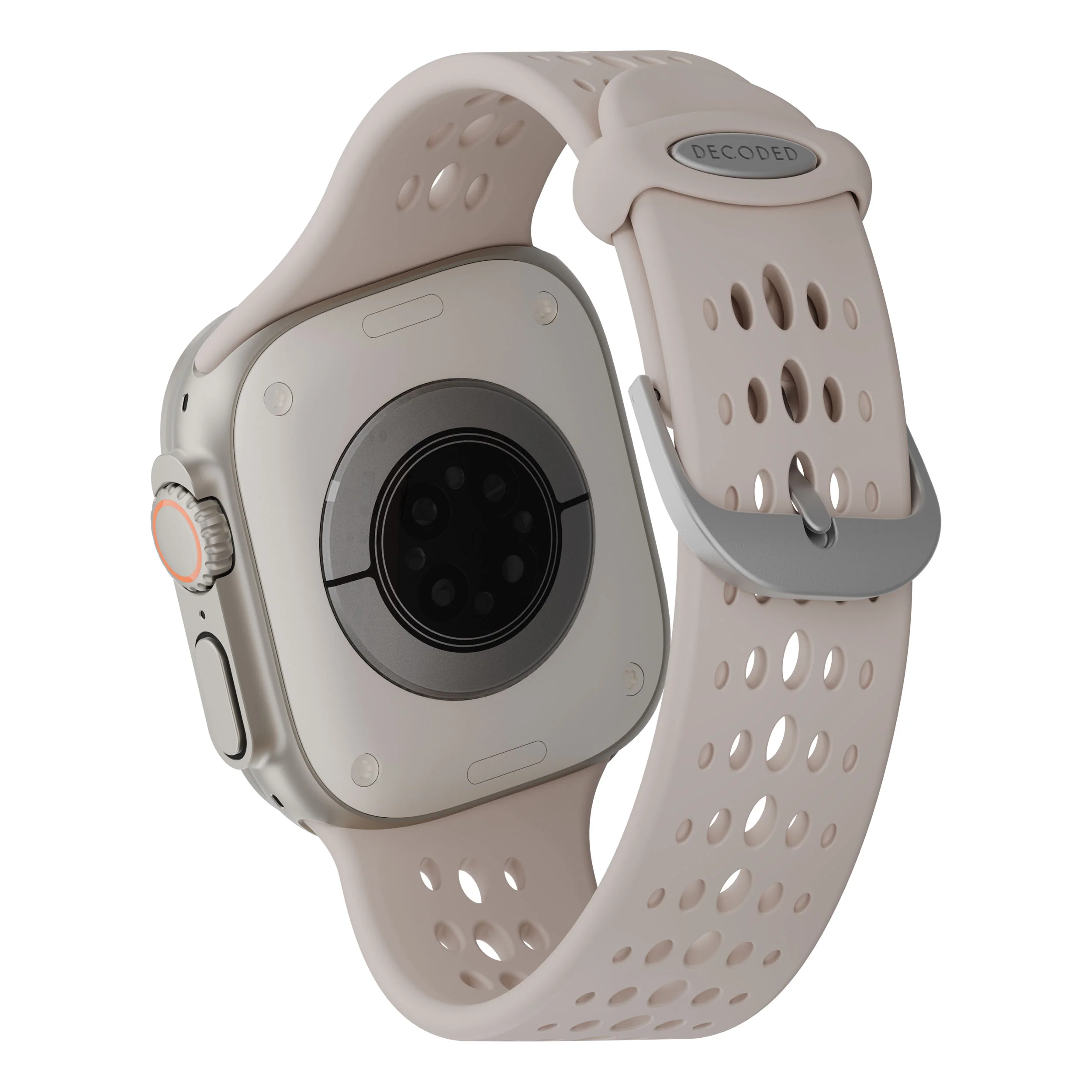 Silicone Ares O Buckle Watch Band | Clay | 44mm to 49mm | D26AWS46ABS1CY - Image 3