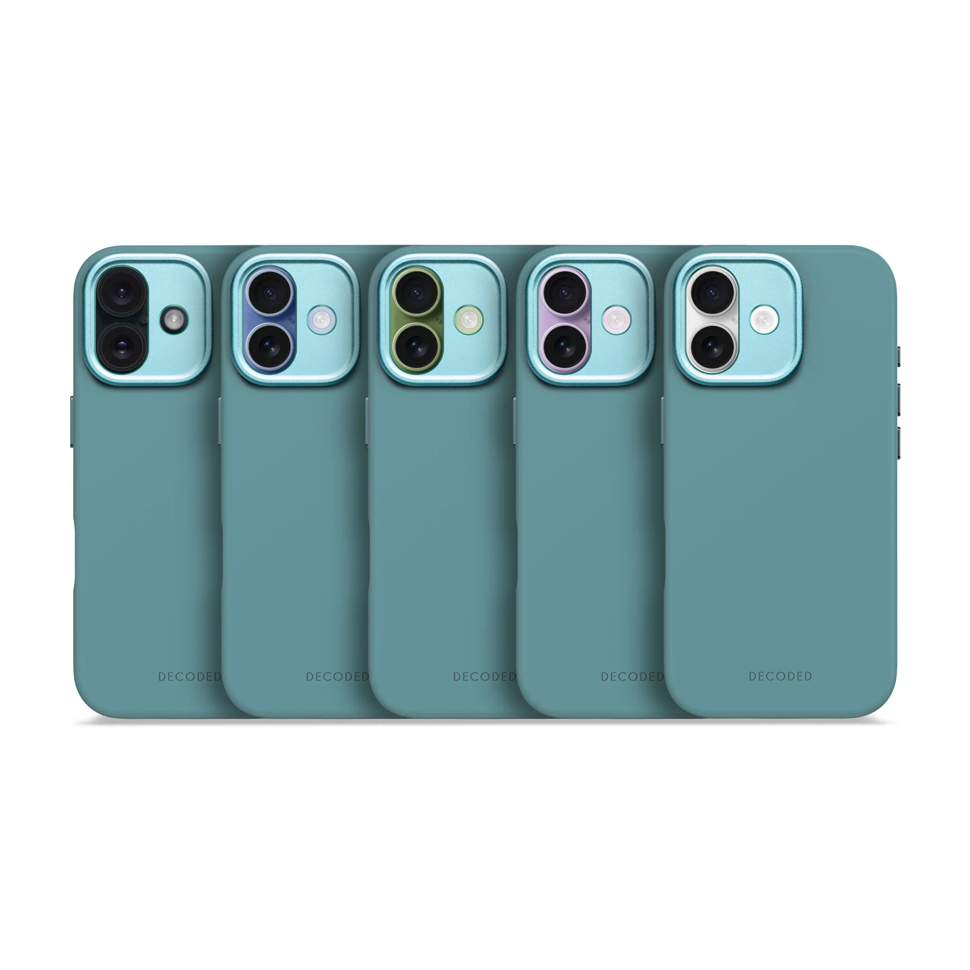 AntiMicrobial Silicone Case | Retro Blue | iPhone 17 | D25IPO17BCS9RB - Image 9