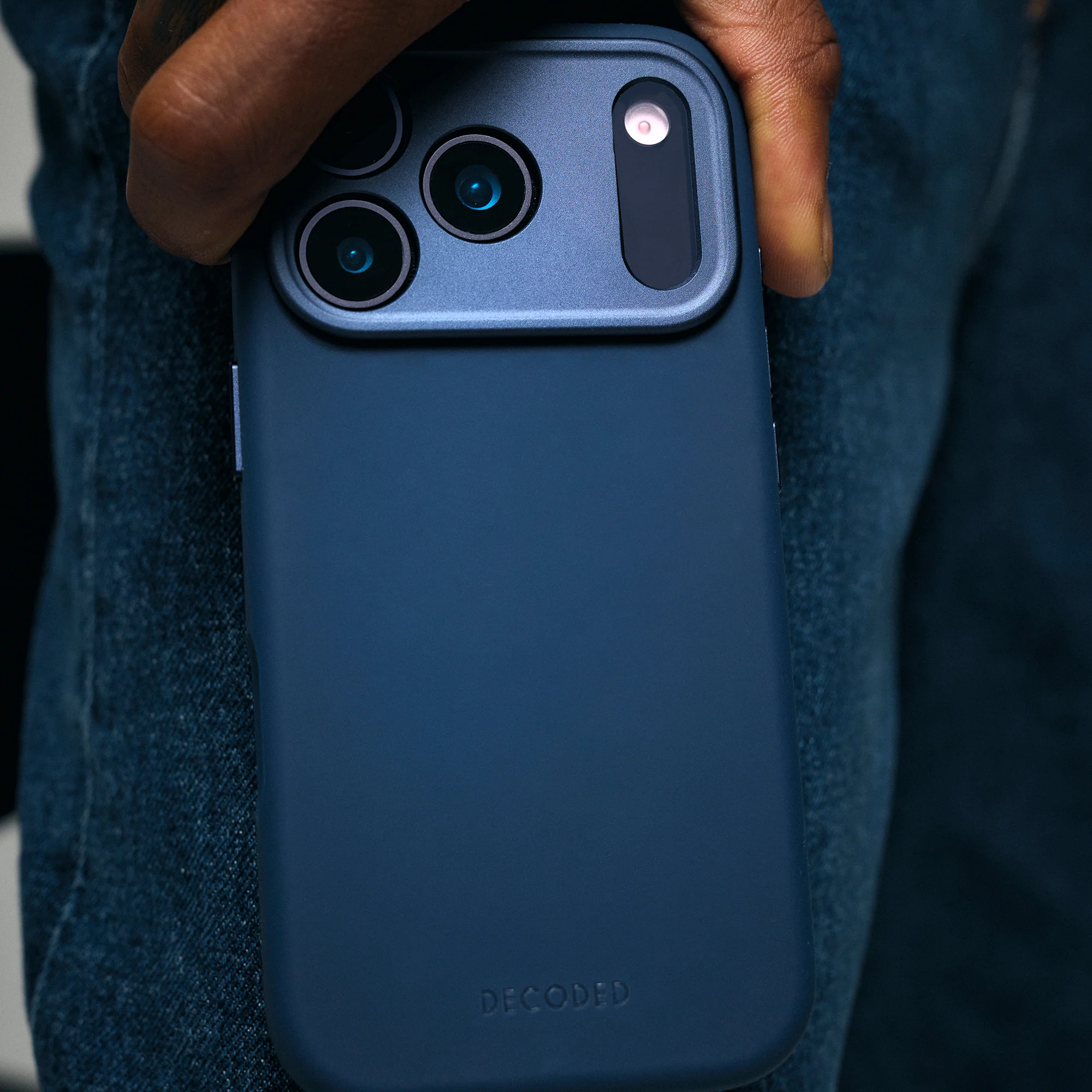 AntiMicrobial Silicone Case | True Navy | iPhone 17 Pro Max | D25IPO17PKBCS9TY - Image 3