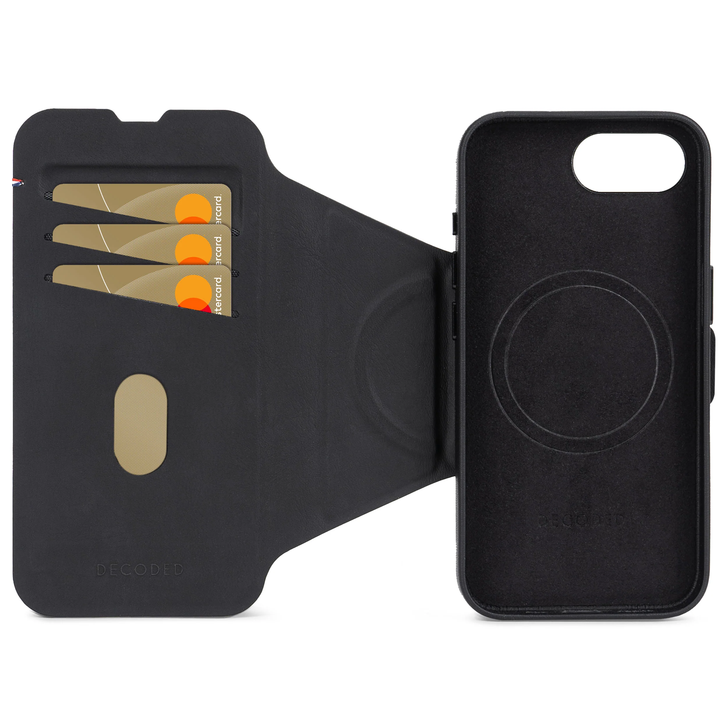 Textured Silicone Detachable Wallet | Black | iPhone 17e / 16e | D25IPOSEDW6TSBK - Image 6
