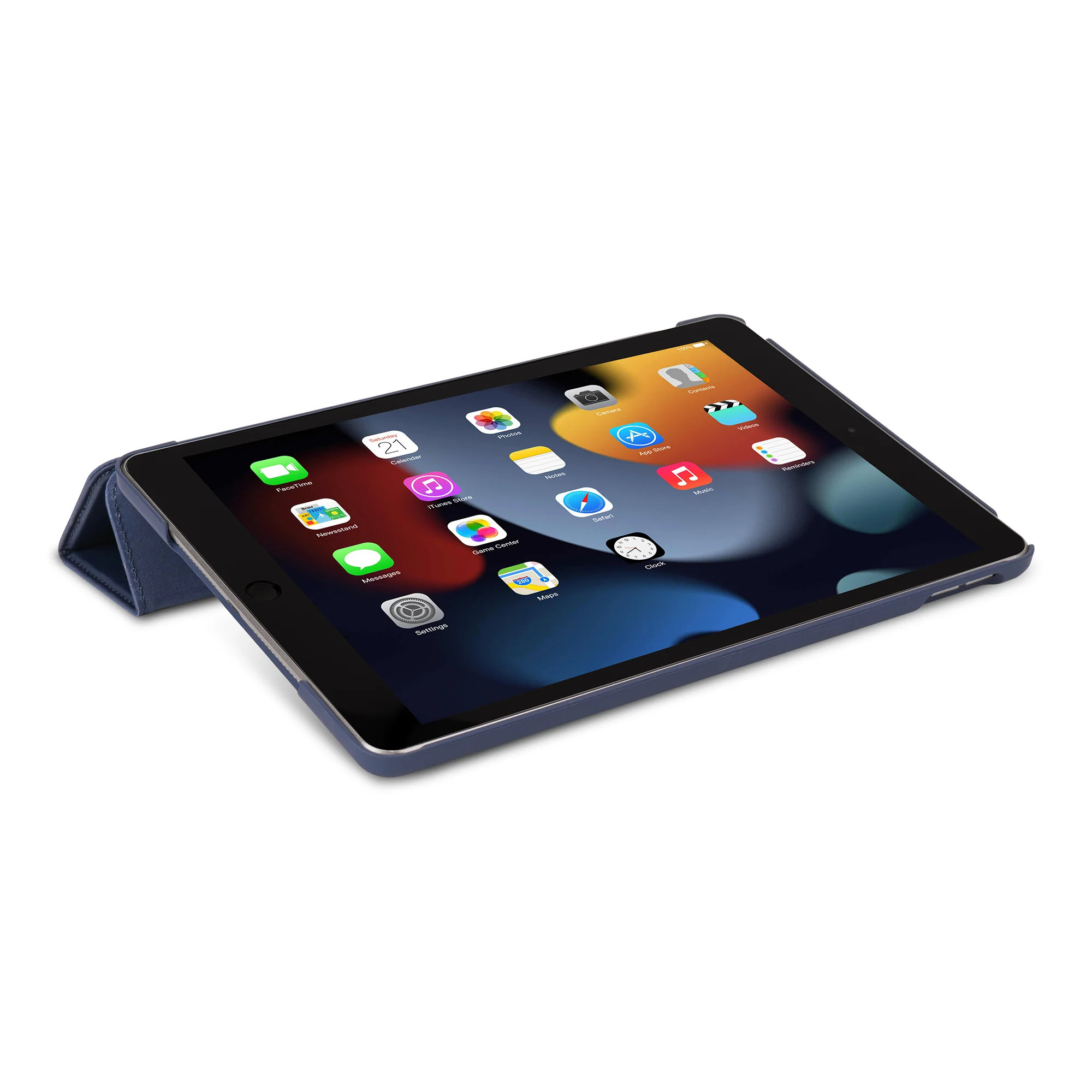 Textured Silicone Slim Cover | Navy Peony | iPad 7th-8th-9th gen | D24IPA102SC1NE - Image 7