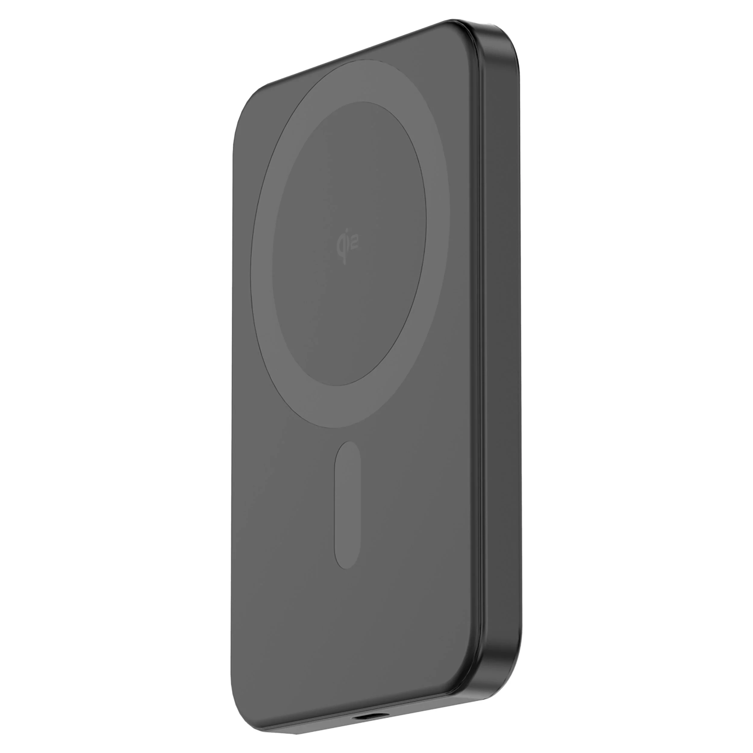 Aluminum Ultra Slim Qi2 Wireless Powerbank 5.000 mAh | Black | D25MSPB5BK - Image 6