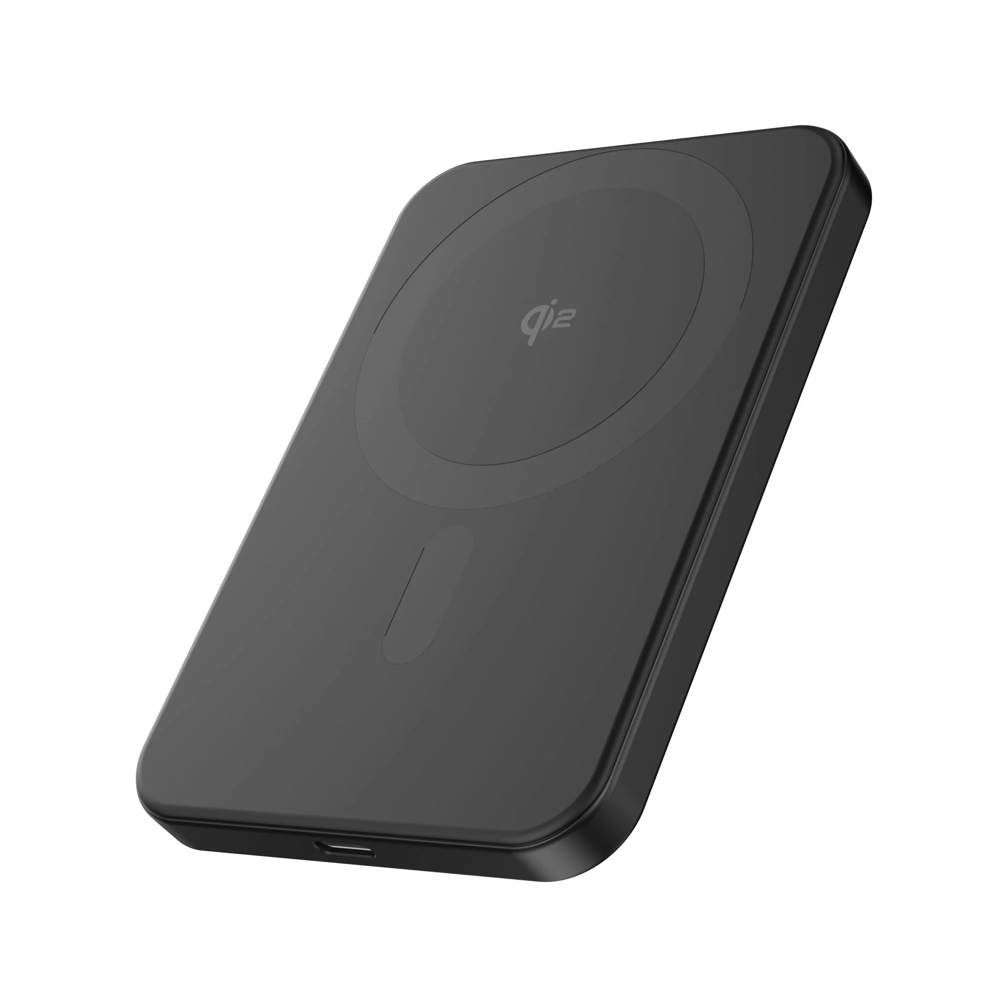 Aluminum Ultra Slim Qi2 Wireless Powerbank 5.000 mAh | Black | D25MSPB5BK - Image 7